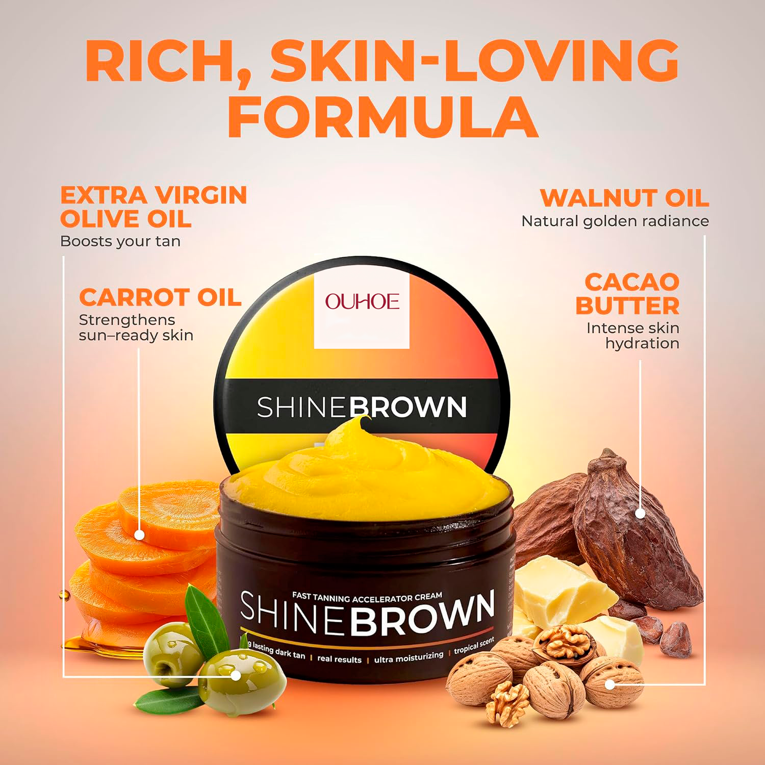 Shine Brown bronceador corporal 100g