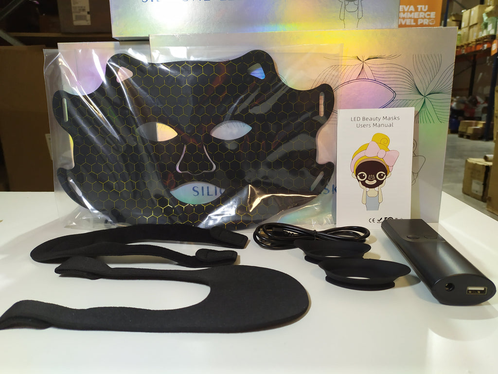 Máscara facial LED con Terapia de Luz Roja para la Cara y la Piel - additional image 17